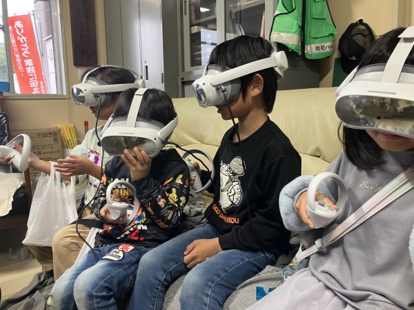 勝間地区文化祭への参加(DXハイスクール事業)