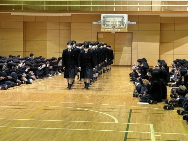 春高バレー壮行式